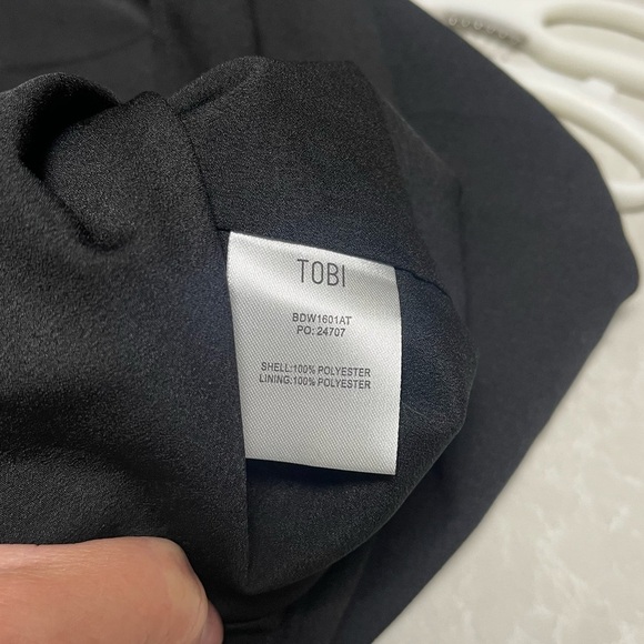 EUC Tobi Backless Black Mini Dress - Picture 5 of 5